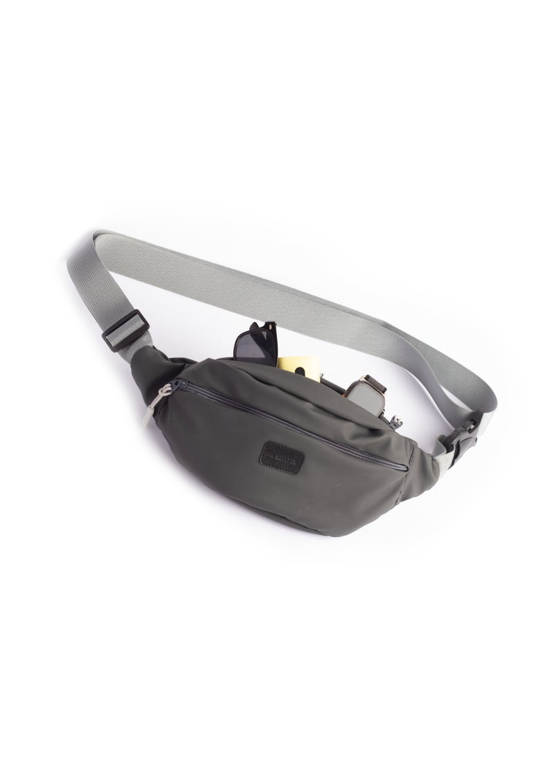 ايه ار سابلاي ايه ار ويف حقيبة خصر مقاومة للماء – حقيبة كتف متعددة الاستخدامات للسفر والأنشطة الخارجية – حقيبة خصر متعددة الجيوب بثلاثة سحابات – حزام قابل للتعديل بطول 140 سم – حقيبة خفيفة الوزن تزن 200 جرام مناسبة للمهرجانات والمشي لمسافات طويلة - Image 4